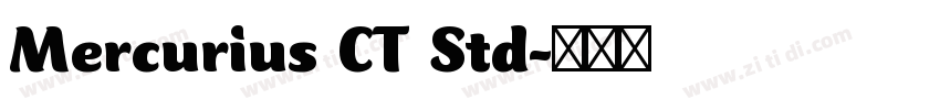 Mercurius CT Std字体转换